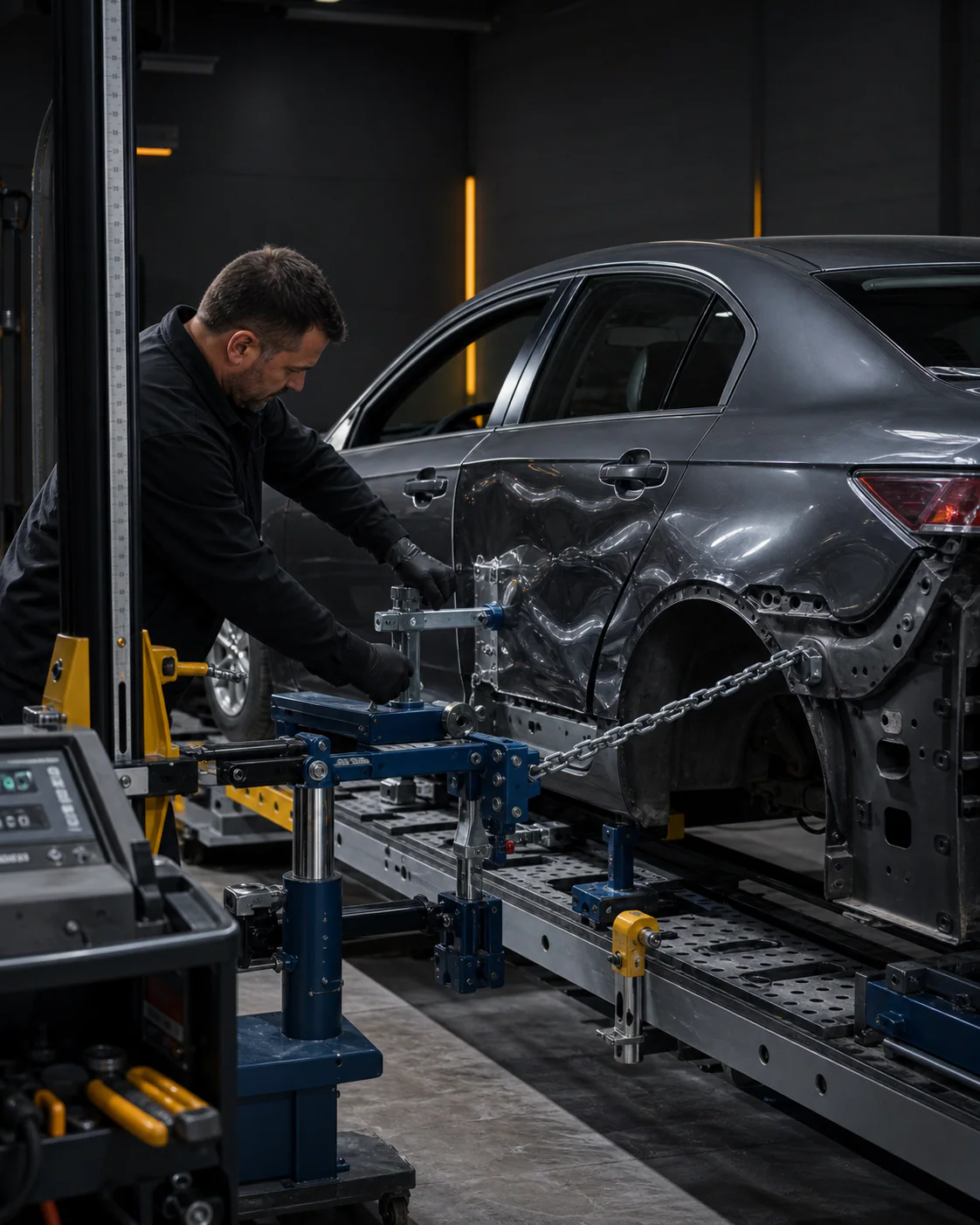 Кузовные работы с автомобилем